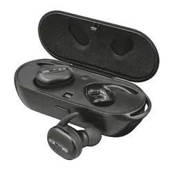 Trust Duet2 Casque Sans fil Ecouteurs Appels/Musique Bluetooth Noir