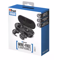 Trust Duet2 Casque Sans fil Ecouteurs Appels/Musique Bluetooth Noir - Vue supplémentaire 12