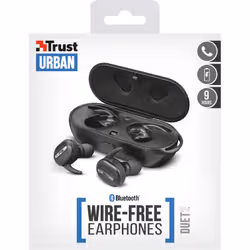 Trust Duet2 Casque Sans fil Ecouteurs Appels/Musique Bluetooth Noir - Vue supplémentaire 13
