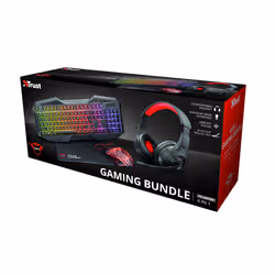 Trust GXT 1180RW clavier Souris incluse USB Français Noir - Vue supplémentaire 6