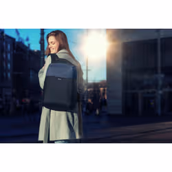 Trust Nox Anti-theft sac à dos Noir/Bleu Polyester - Vue supplémentaire 13