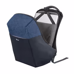 Trust Nox Anti-theft sac à dos Noir/Bleu Polyester - Vue supplémentaire 2