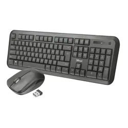 Trust Nova clavier Souris incluse RF sans fil AZERTY Français Noir