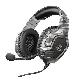 Trust GXT 488 Forze PS4 Casque Arceau Connecteur de 3,5 mm Noir, Gris