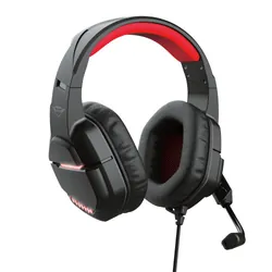 Trust GXT 448 Nixxo Casque Avec fil Arceau Jouer USB Type-A Noir, Rouge