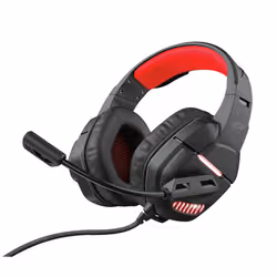 Trust GXT 448 Nixxo Casque Avec fil Arceau Jouer USB Type-A Noir, Rouge - Vue supplémentaire 2
