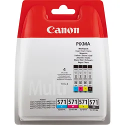Canon Multipack de cartouches d'encre CLI-571 BK/C/M/Y