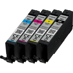 Canon Multipack de cartouches d'encre CLI-581 BK/C/M/Y