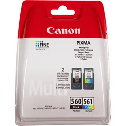Canon Multipack de cartouches d'encre noire PG-560 et couleur CL-561