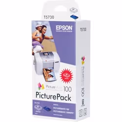 Epson PicturePack 100 Pap. Phot. Brillant 10x15 (135f.) + Cart.4 c. - PM100 - Vue supplémentaire 2