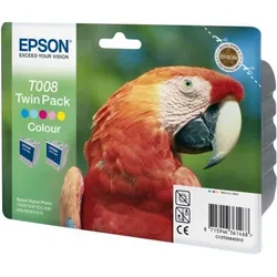 Epson Parrot Double pack "Perroquet" - Encres QuickDry C, Cc, M, Mc, J