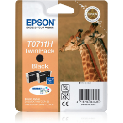 Epson Giraffe Double pack "Girafe" (T0711H) - Encre DURABrite Ultra N (HC)