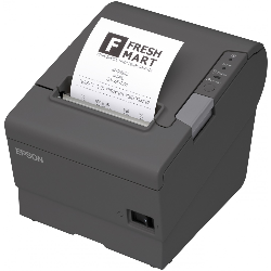 Imprimante étiquettes Epson TM-T88V Noire Série et USB + Alimentation PS 180 (C31CA85042)