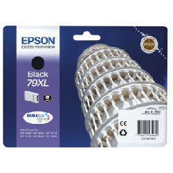 Epson 79XL Noir – Cartouche d’encre Epson « TOUR DE PISE » d’origine (C13T79014010)