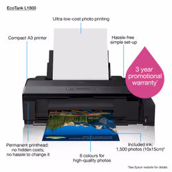 Epson EcoTank L1800 imprimante jets d'encres Couleur 5760 x 1440 DPI A3+ - Vue supplémentaire 7