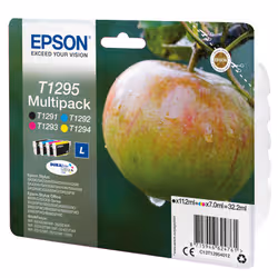 Epson Apple Multipack "Pomme" (T1295) - Encre DURABrite Ultra N, C, M, J (C13T12954012) - Vue supplémentaire 2