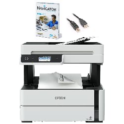 Imprimante Multifonctions Monochrome 4 en 1 Jet D'encre EPSON EcoTank ET-M3170 (C11CG92404)