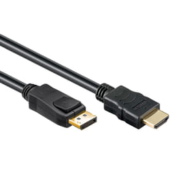 Allteq CC-DP-HDMI-6 câble vidéo et adaptateur DisplayPort HDMI Type A (Standard) Bleu