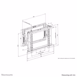 Neomounts support mural vidéo - Vue supplémentaire 6