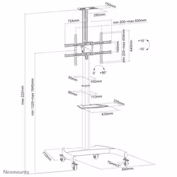 Neomounts support de sol - Vue supplémentaire 3
