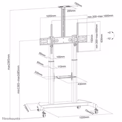 Neomounts support de sol - Vue supplémentaire 2