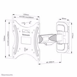 Neomounts support mural pour tv - Vue supplémentaire 15
