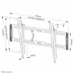 Neomounts support mural pour tv - Vue supplémentaire 16