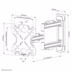 Neomounts support mural pour tv - Vue supplémentaire 14