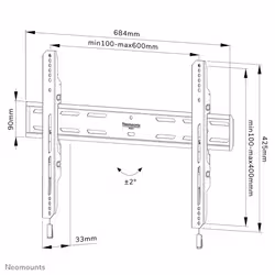 Neomounts support mural pour tv - Vue supplémentaire 16
