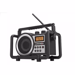 Perfectpro LUNCHBOX Radio portable Noir, Argent - Vue supplémentaire 2