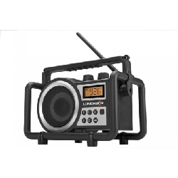 Perfectpro LUNCHBOX Radio portable Noir, Argent