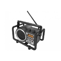 Perfectpro LUNCHBOX Radio portable Noir, Argent