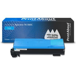 PrintAbout TK-560C Cartouche de toner Compatible Cyan