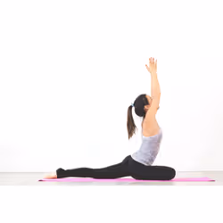 JOCCA 8719407033949 tapis de yoga EVA Vert, Rose - Vue supplémentaire 2