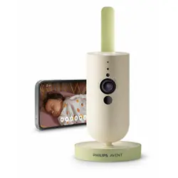 Philips AVENT SCD643/26 moniteur vidéo pour bébé Wi-Fi Beige, Vert