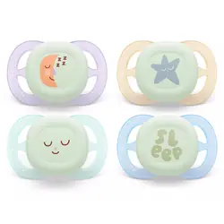 Philips AVENT SCF075/09 tétine pour bébé Tétine pour bébé classique Orthodontique Silicone Multicolore