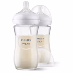 Philips AVENT Natural à Réponse Naturelle SCY933/02 Biberon verre 240 ml - Pack de 2 - Vue supplémentaire 4