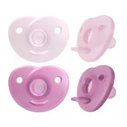 Philips AVENT SCF099/27 tétine pour bébé Tétine pour bébé classique Rond Silicone Rose
