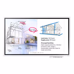Samsung WM55R Panneau plat de signalisation numérique 139,7 cm (55") LED Wifi 350 cd/m² 4K Ultra HD Blanc Écran tactile 16/7 (LH55WMRWBGCXEN) - Vue supplémentaire 3