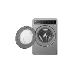 LG FH4U1JBHK6N machine à laver avec sèche linge Autoportante Charge avant Acier inoxydable