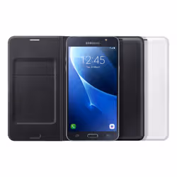 Samsung EF-WJ710 coque de protection pour téléphones portables 14 cm (5.5") Folio porte carte Noir - Vue supplémentaire 5