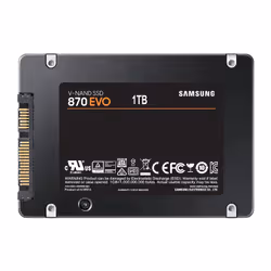 Samsung 870 EVO 1000 GB Noir (MZ-77E1T0B/EU) - Vue supplémentaire 5