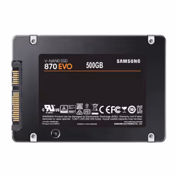 Samsung 870 EVO 500 Go Noir (MZ-77E500B/EU) - Vue supplémentaire 5