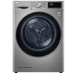 LG RC90V9AV2W sèche-linge Autoportante Charge avant 9 kg A+++-10% Acier inoxydable