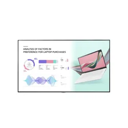 LG 98UH5J-H affichage de messages Panneau plat de signalisation numérique 2,49 m (98") LCD Wifi 500 cd/m² 4K Ultra HD Noir Web OS 24/7