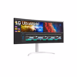 LG 38BQ85C-W écran plat de PC 95,2 cm (37.5") 3840 x 1600 pixels Quad HD+ Blanc - Vue supplémentaire 3