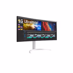 LG 38BQ85C-W écran plat de PC 95,2 cm (37.5") 3840 x 1600 pixels Quad HD+ Blanc - Vue supplémentaire 2