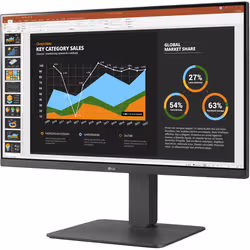 LG MONITOR 24BR550Y-C.AEU écran plat de PC 60,5 cm (23.8") 1920 x 1080 pixels Full HD LED Gris - Vue supplémentaire 2