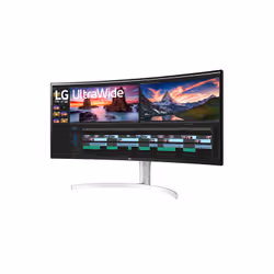 LG 38WN95CP-W écran plat de PC 96,5 cm (38") 3840 x 1600 pixels Quad HD+ QLED Blanc - Vue supplémentaire 2