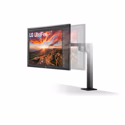 LG UltraFine Ergo LED display 68,6 cm (27") 3840 x 2160 pixels 4K Ultra HD Noir - Vue supplémentaire 3